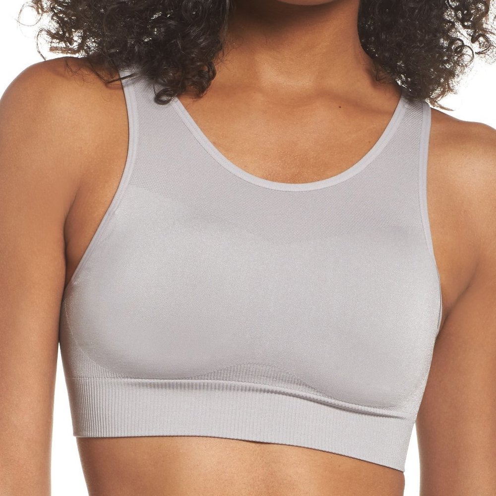 Nike Seamless Sports Bralette S | Atmosphere Grey/ Black